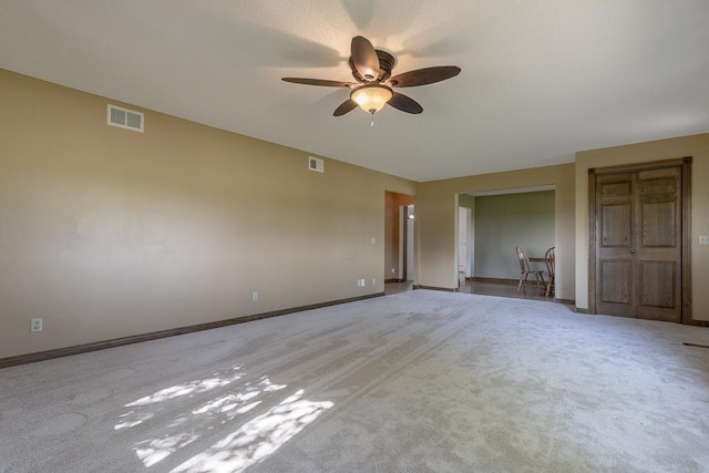 41072 280th St, Arlington Twp, MN 55307 - unfurnished room with ceiling fan and light colored carpet