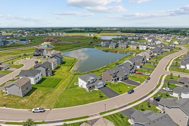 5027 Jansen Ave NE, Saint Michael, MN 55376 - aerial view of residential area with a large body of water
