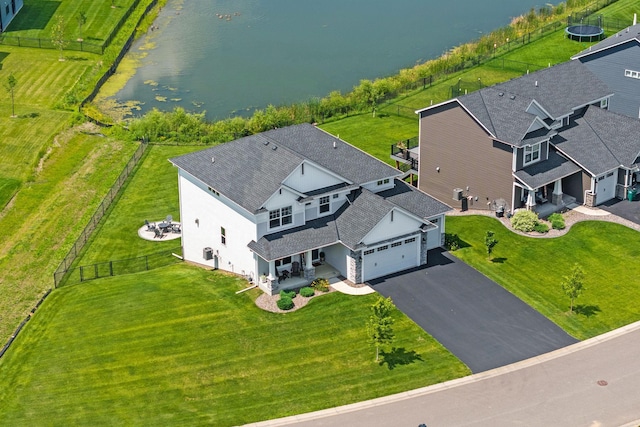 5027 Jansen Ave NE, Saint Michael, MN 55376 - view from above of property featuring a large body of water