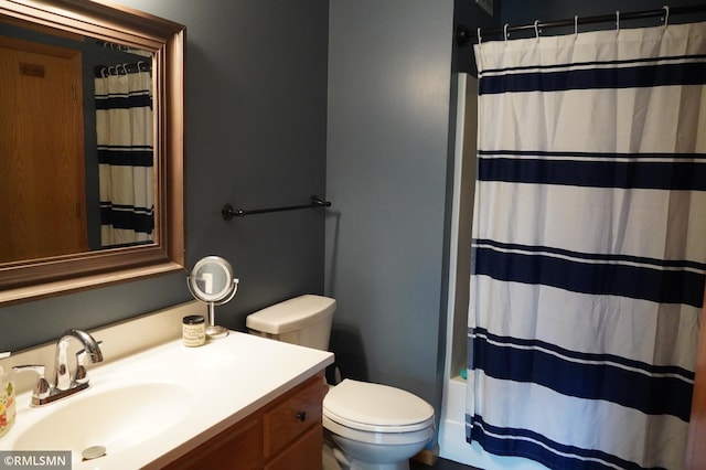 11223 Diane Ave, Becker, MN 55308 - full bathroom featuring vanity and shower / bathtub combination with curtain