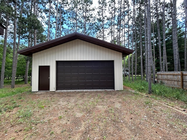 353 River Dr, Park Rapids, MN 56470 - view of detached garage