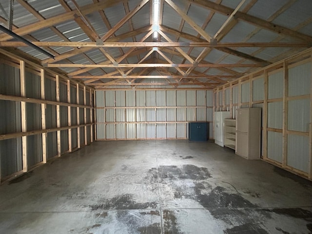 353 River Dr, Park Rapids, MN 56470 - garage featuring metal wall