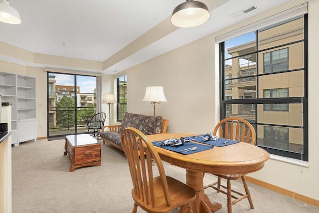 820 Emerald St SE Unit 314, Saint Paul, MN 55114 - dining area featuring healthy amount of natural light and carpet
