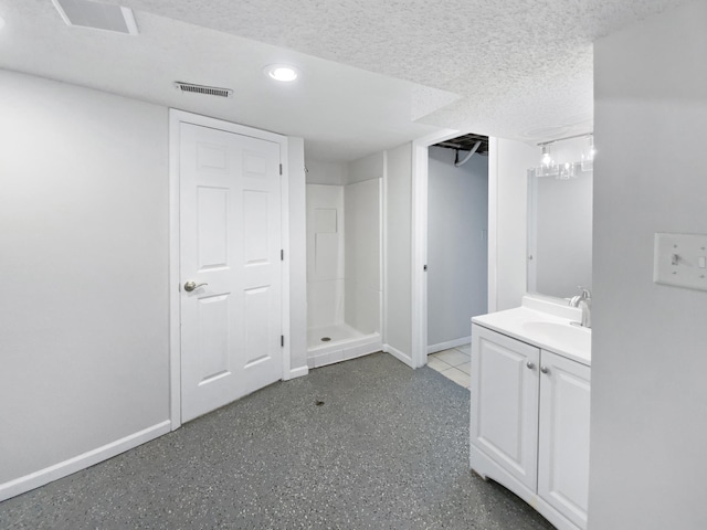 206 Winona St W, West Saint Paul, MN 55118 - finished basement with recessed lighting and a textured ceiling