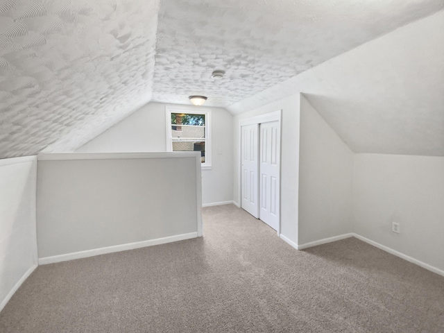 206 Winona St W, West Saint Paul, MN 55118 - additional living space with carpet floors and vaulted ceiling