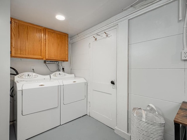 5529 1st Ave S, Minneapolis, MN 55419 - laundry room with cabinet space and washer and clothes dryer