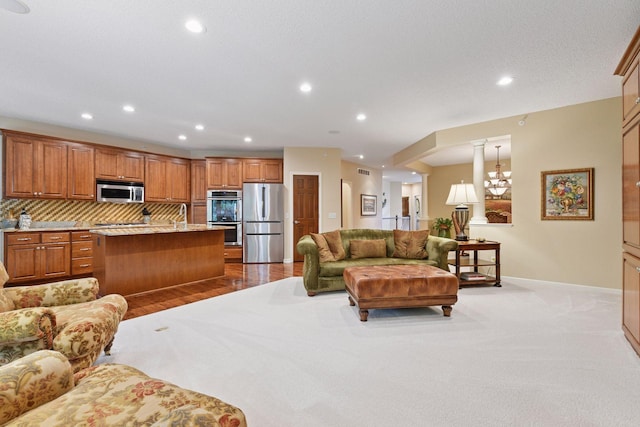 11444 Clarion Way, Minnetonka, MN 55343 - living room featuring recessed lighting