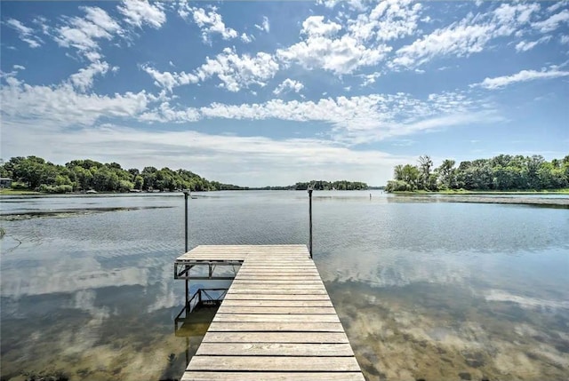 520 Park Island Rd Unit 2, Center City, MN 55012 - dock featuring a water view