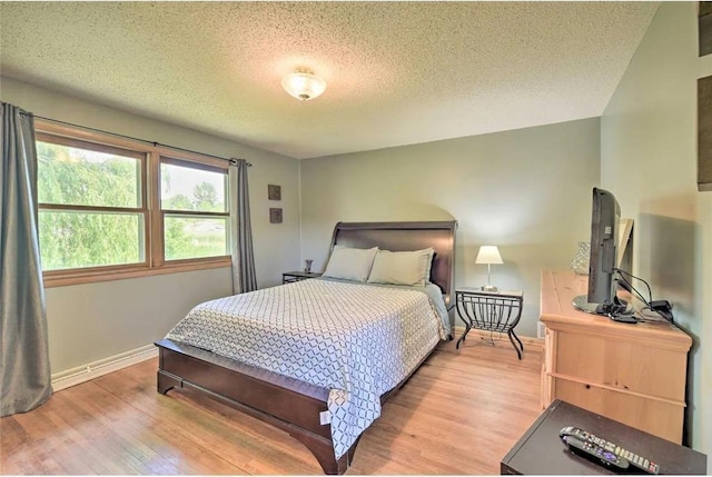 520 Park Island Rd Unit 2, Center City, MN 55012 - bedroom with wood finished floors and a textured ceiling