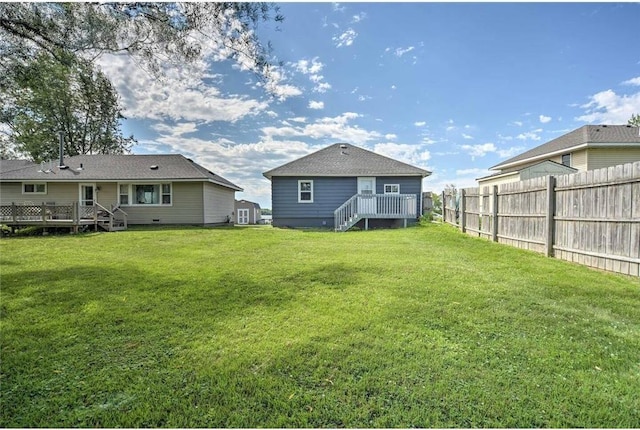 516 Park Island Rd Unit 1, Center City, MN 55012 - rear view of property with a deck