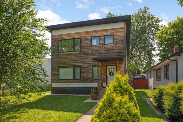 4640 Portland Ave, Minneapolis, MN 55407 - view of front facade featuring a front yard
