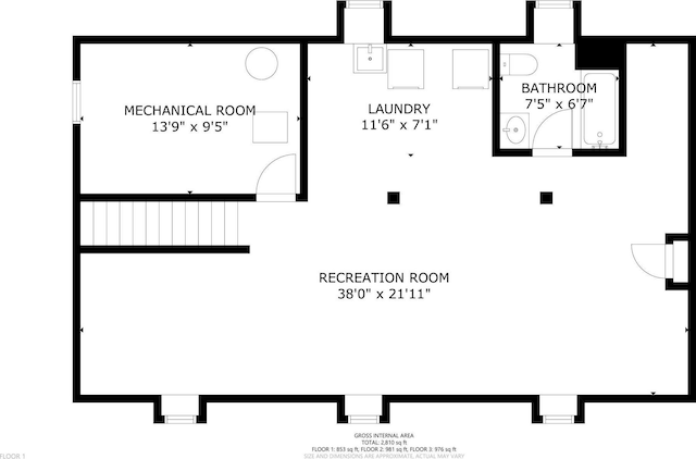 4640 Portland Ave, Minneapolis, MN 55407 - view of home floor plan