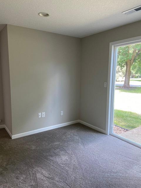 1340 119th Ln NW, Coon Rapids, MN 55448 - carpeted empty room with a textured ceiling and baseboards