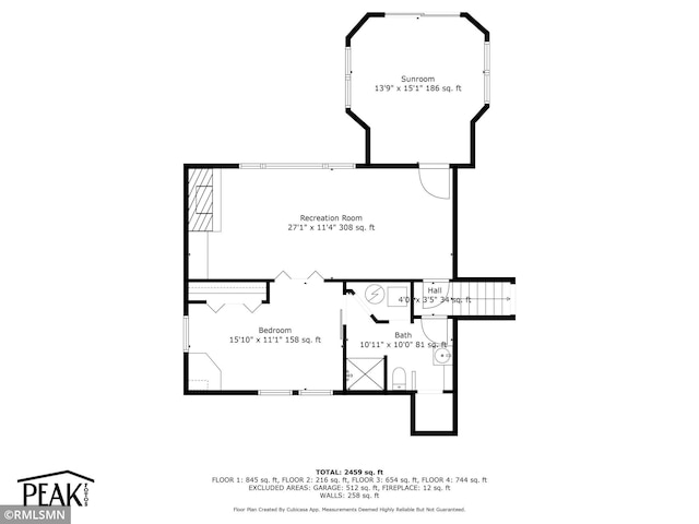26 Golden Lake Rd, Circle Pines, MN 55014 - view of room layout
