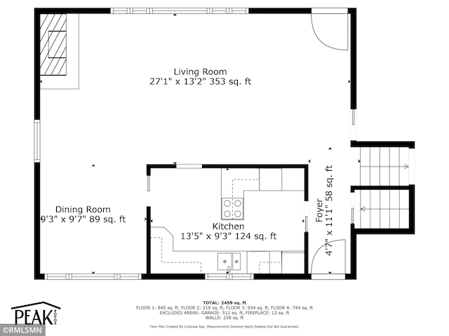 26 Golden Lake Rd, Circle Pines, MN 55014 - view of home floor plan
