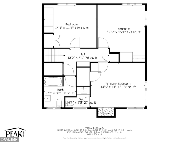 26 Golden Lake Rd, Circle Pines, MN 55014 - view of property floor plan