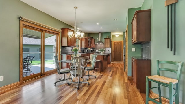 3946 Woodcrest Ct, Eau Claire, WI 54701 - dining space featuring light wood-style flooring and recessed lighting
