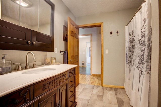 N12943 600th St, Wilson, WI 54772 - bathroom featuring vanity and a shower with shower curtain