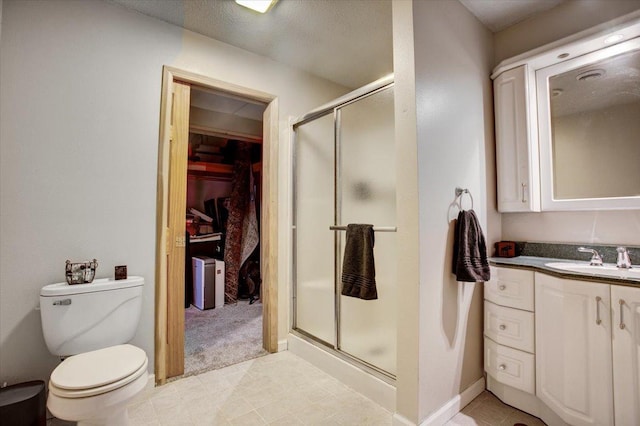 N12943 600th St, Wilson, WI 54772 - full bath with a stall shower, vanity, and a walk in closet