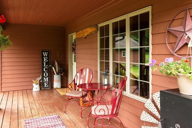 N12943 600th St, Wilson, WI 54772 - view of wooden terrace