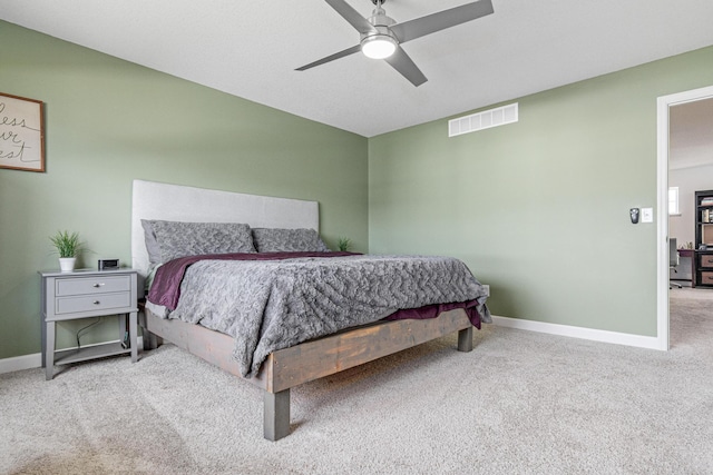 11374 81st St NE, Otsego, MN 55330 - carpeted bedroom with baseboards and a ceiling fan