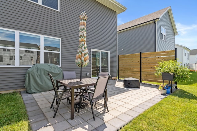11374 81st St NE, Otsego, MN 55330 - view of patio / terrace with a grill and outdoor dining space