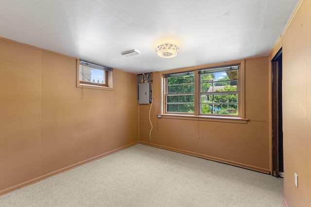 4251 Quincy St NE, Columbia Heights, MN 55421 - unfurnished room featuring carpet flooring, healthy amount of natural light, and electric panel