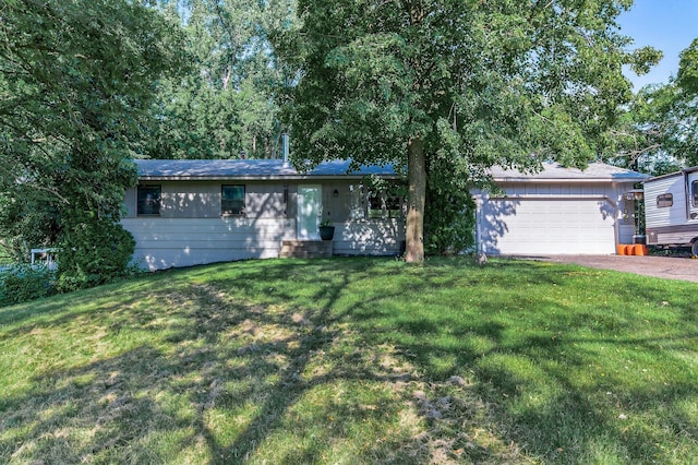 15106 Zuni St NW, Ramsey, MN 55303 - single story home with an attached garage, a front lawn, driveway, and a shingled roof