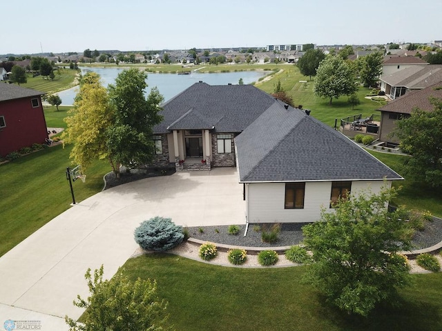4703 Woodhaven St S, Fargo, ND 58104 - view from above of property featuring a large body of water