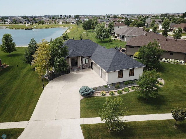 4703 Woodhaven St S, Fargo, ND 58104 - aerial perspective of suburban area with a nearby body of water
