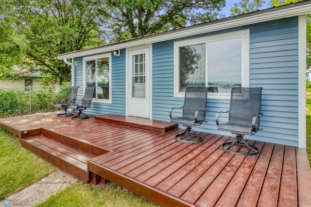 27096 Little Floyd Lake Rd Unit 8, Detroit Twp, MN 56501 - view of deck