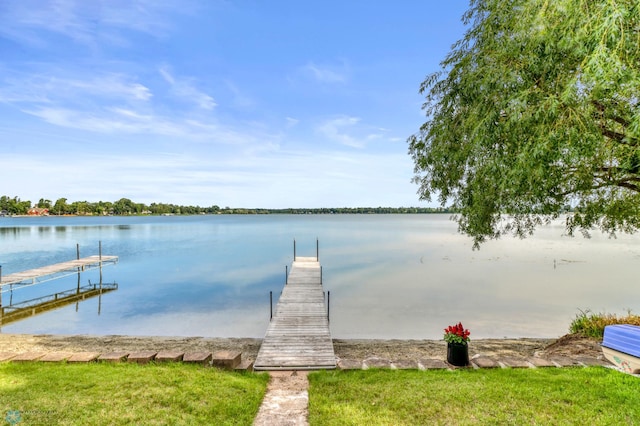 27096 Little Floyd Lake Rd Unit 8, Detroit Twp, MN 56501 - dock area with a water view