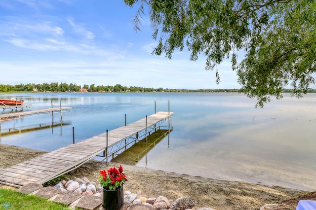 27096 Little Floyd Lake Rd Unit 8, Detroit Twp, MN 56501 - dock area featuring a water view