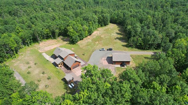 12207 Railroad Rd, Lake Nebagamon, WI 54849 - view of property location featuring a forest