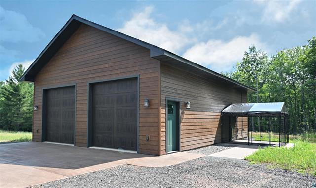 12207 Railroad Rd, Lake Nebagamon, WI 54849 - view of detached garage