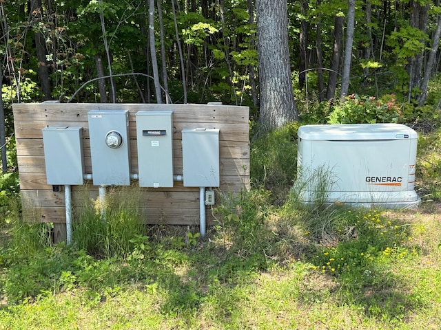 12207 Railroad Rd, Lake Nebagamon, WI 54849 - exterior view of a power unit and mail area