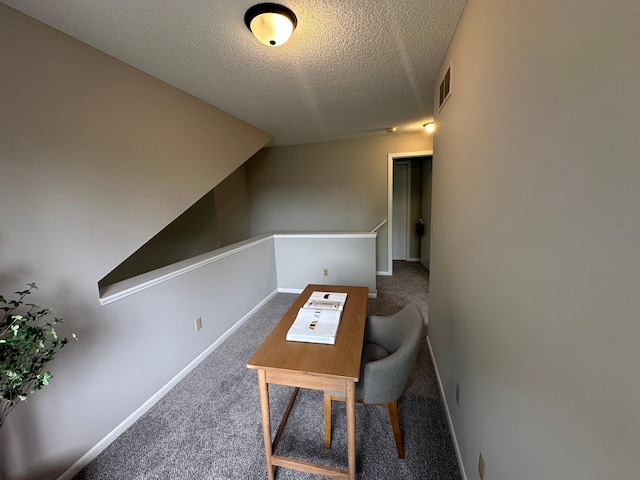 691 85th Ln NW Unit 1, Coon Rapids, MN 55433 - hall featuring carpet floors, a textured ceiling, and an upstairs landing