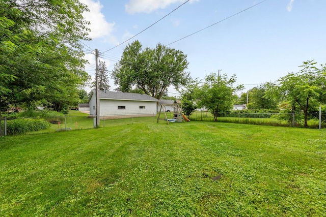 215 Plainview St, Owatonna, MN 55060 - view of yard featuring a playground