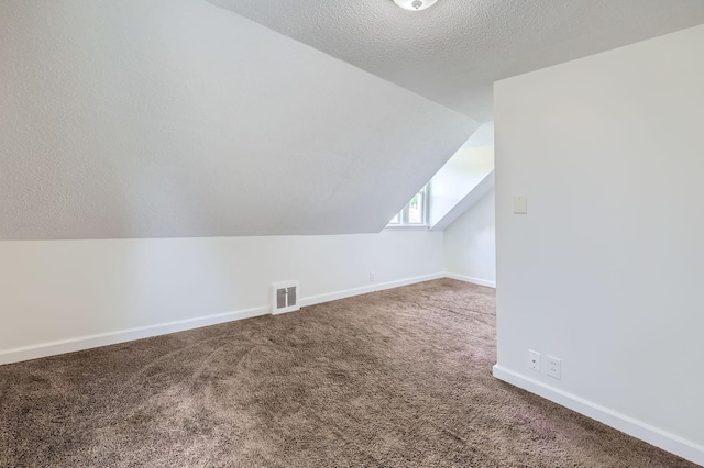 1826 Case Ave E, Saint Paul, MN 55119 - additional living space with carpet, lofted ceiling, and a textured ceiling