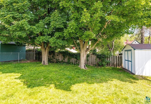 1718 Dunedin Ave, Duluth, MN 55803 - fenced backyard featuring a shed