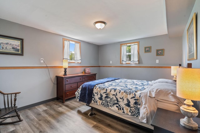 18400 Lundgren Dr, Pine Lake Twp, MN 55735 - bedroom with wood finished floors and baseboards