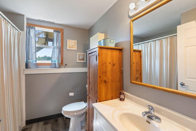 18400 Lundgren Dr, Pine Lake Twp, MN 55735 - bathroom with vanity and wood finished floors