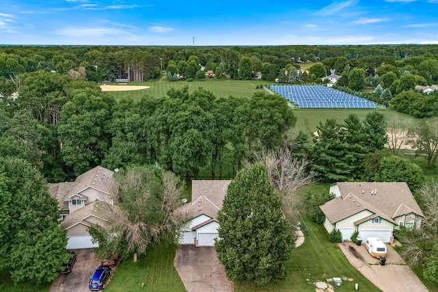 5830 Forest Boulevard Trl, Wyoming, MN 55092 - aerial view of a forest