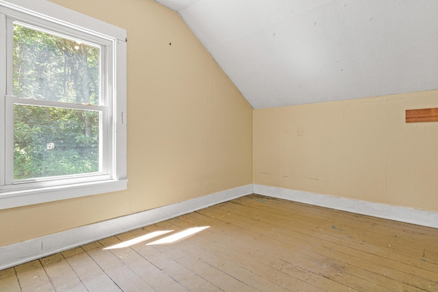 1273 County Rd N, Kinnickinnic Twp, WI 54023 - bonus room featuring lofted ceiling, healthy amount of natural light, and hardwood / wood-style flooring