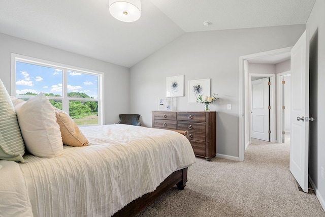 2452 Greenbriar Ln, Buffalo, MN 55313 - bedroom with lofted ceiling and light carpet