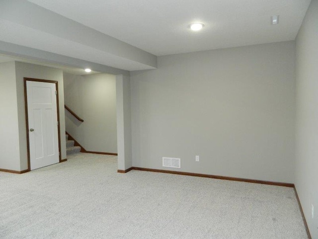 2109 6th Ave NE, Kasson, MN 55944 - finished basement with light carpet and stairs
