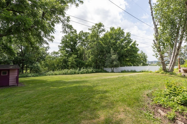405 River St SW, Chatfield, MN 55923 - view of yard with a shed
