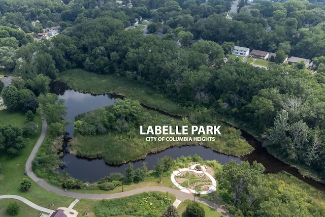 3979 Reservoir Blvd, Columbia Heights, MN 55421 - aerial view of property's location featuring a nearby body of water