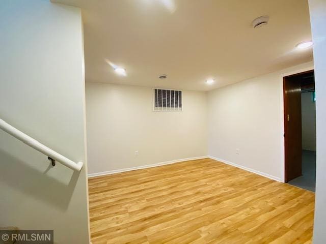 6007 Vincent Ave N, Brooklyn Center, MN 55430 - finished below grade area featuring wood finished floors