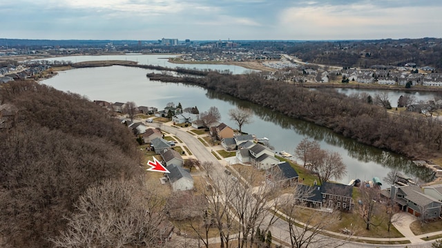 3415 Lake St NW, Rochester, MN 55901 - aerial perspective of suburban area featuring a nearby body of water